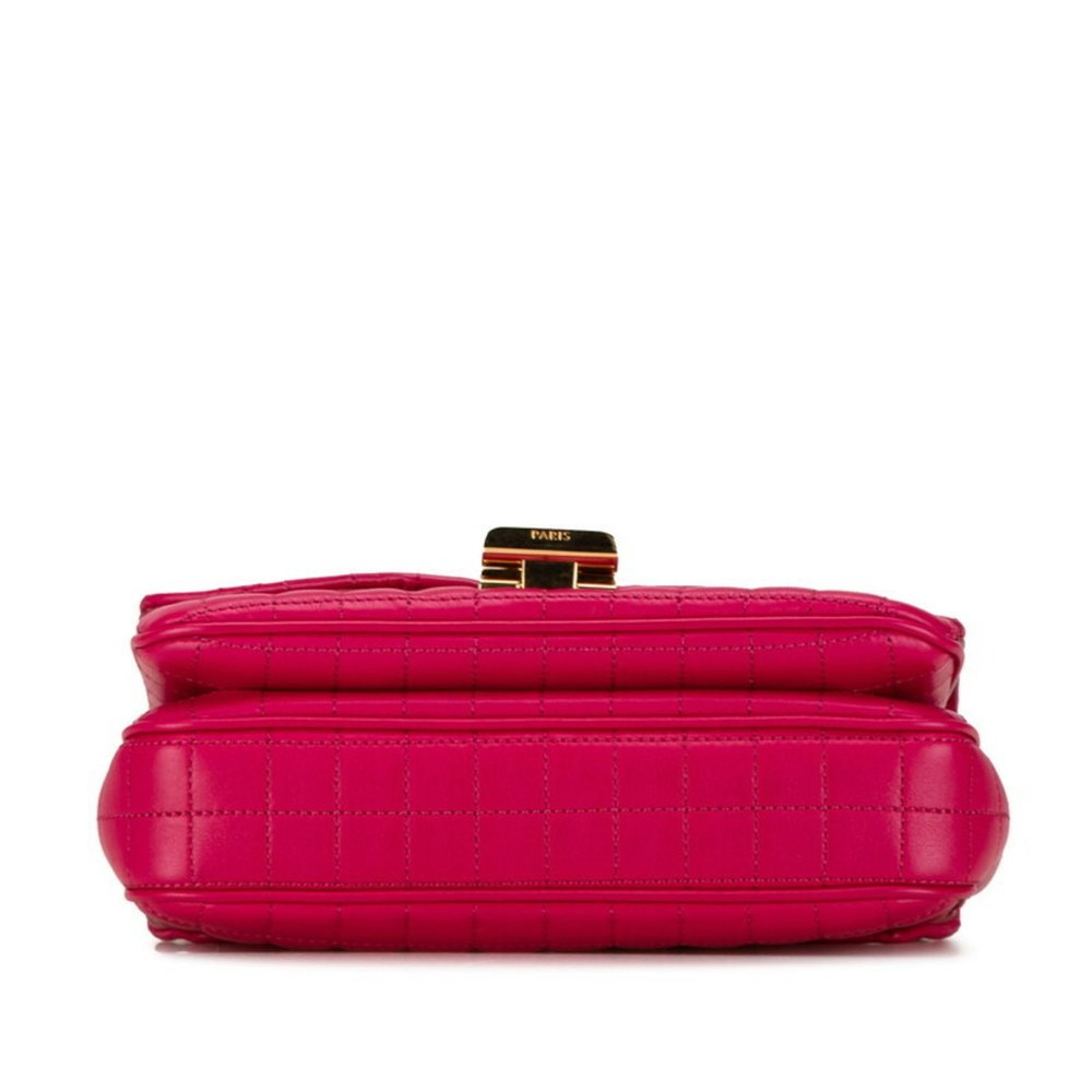CELINE Pink Leather Shoulder Bag - Picture 5 of 11
